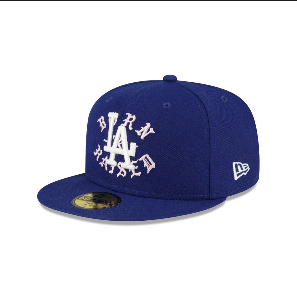 Blue New Era Cap BornXRaised dodgers